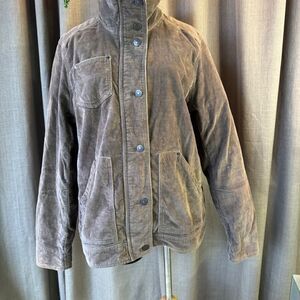 Brown Corduroy Eddie Bauer Chore/Barn Jacket - L